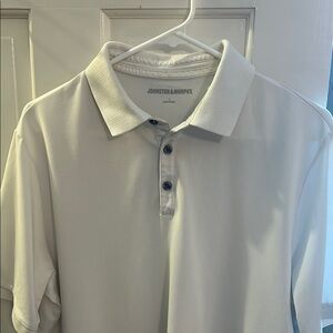 Johnston & Murphy Men's White Polo Shirt